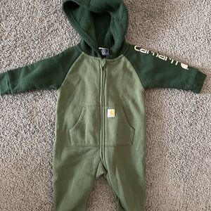 Carhartt Olive Green Kids Footie